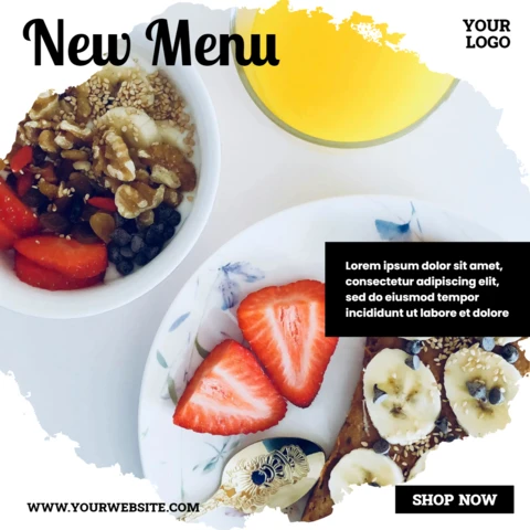 Bright And Airy Advertising Instagram Post Design Template