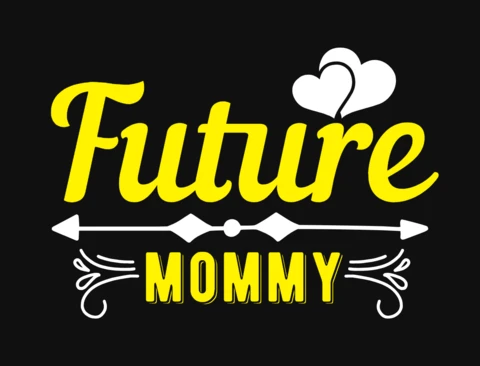 Future Mommy T-Shirt Design Template