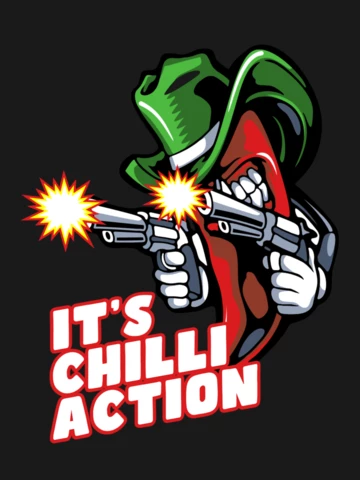 Créatif avec modèle de conception de t-shirt chili