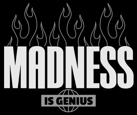 Flame Typography Design Template for Bold T-Shirt Graphics