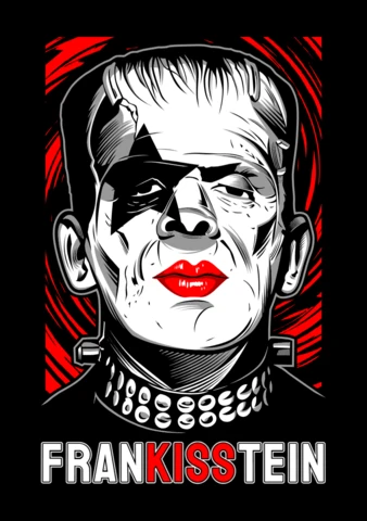 Frankisstein Frankenstein Parody T-shirt Design Template