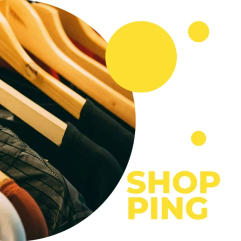 Shopping Social Media Square Post Design Template