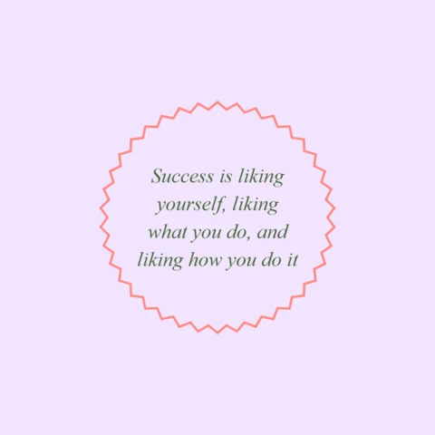 Motivational Quote Zigzag Instagram Post Design Template