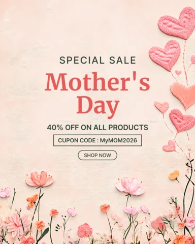 Floral Mother's Day Sale Template - Elegant Design for Special Promotions