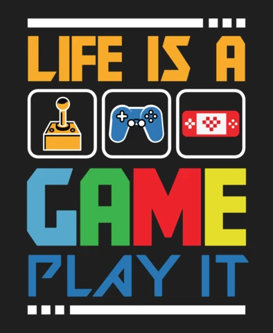 Game Quotes T-Shirt Design Template