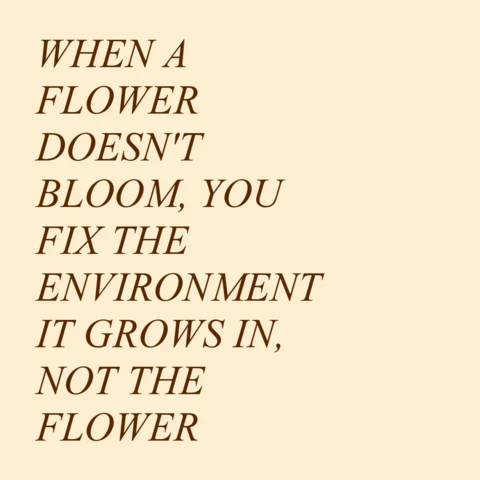 Flower Bloom Quote Instagram Post Design Template