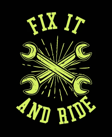 Fix It With Wrench Vintage T-shirt Design Template