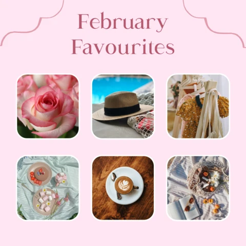 Favorites Visual Highlights Instagram Post Design Template