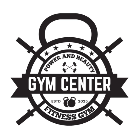 Gym Center Logo Design Template