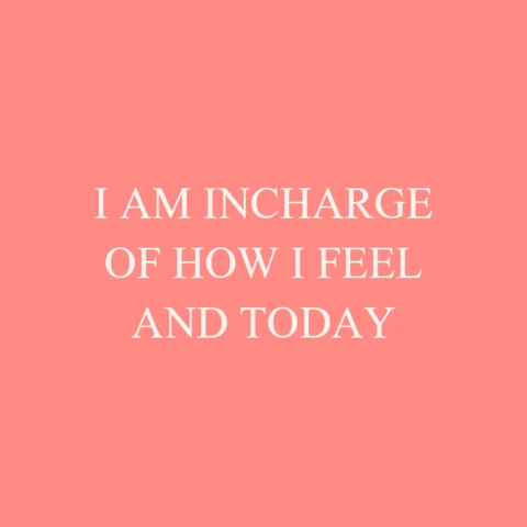 Emotional Control Affirmation Instagram Post Design Template