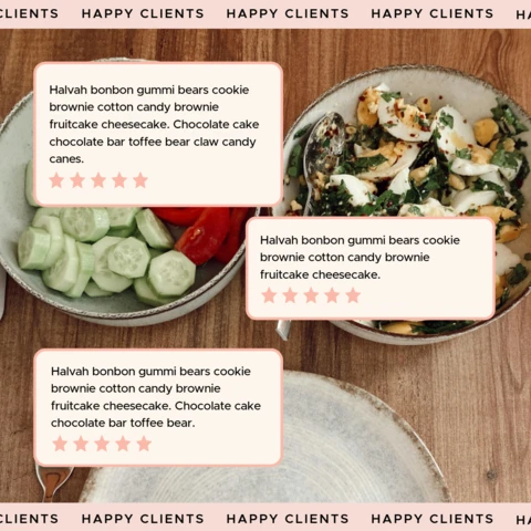 Restaurant Reviews Social Media Post Design Template
