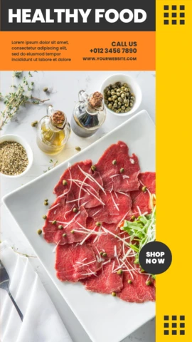 Eye-Catching Sale Promotional Instagram Story Post Design Template