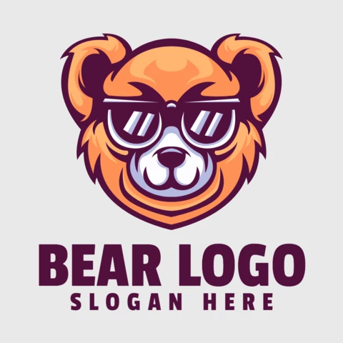 Bear Logo Design Template