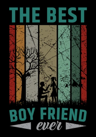 Retro-Vintage-Design-Vorlage für "der beste Freund aller Zeiten" Kunstwerk