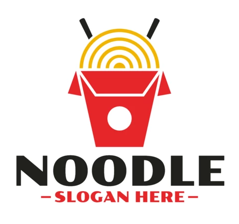 Noodle Logo Design Template