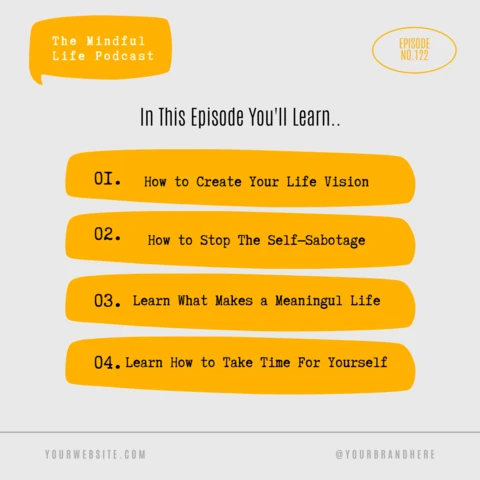 Deeper Purpose Podcast Instagram Post Design Template