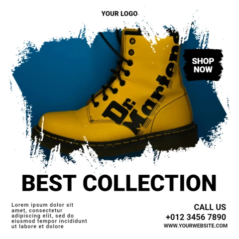 Best Collection Sneakers Sale Social Media Post Design Template