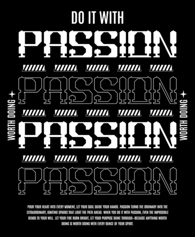 Modello di design tipografico in grassetto per poster motivazionali