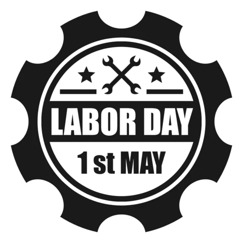International Labor Day Logo Design Template