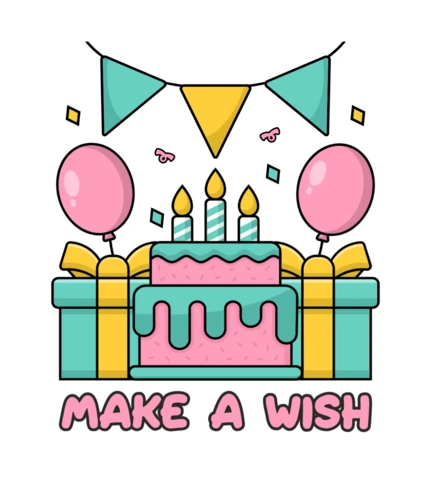 Happy Birthday Wish Card Design Template