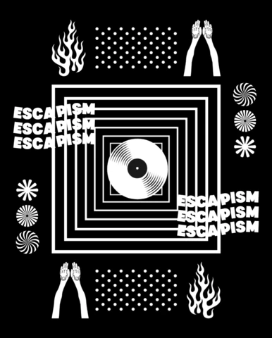 Plantilla de diseño de disco de vinilo retro para volantes de eventos musicales