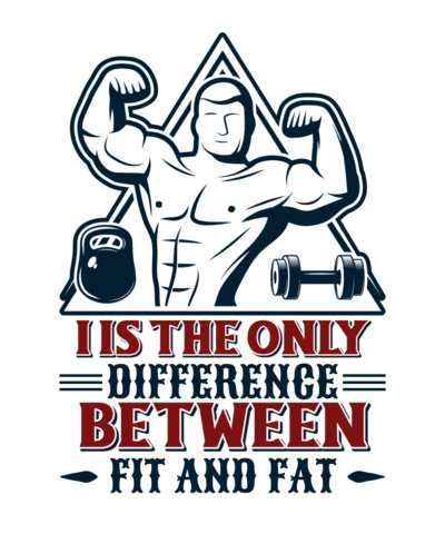 Vintage Fitness Motivation Design Template for Gym Enthusiasts