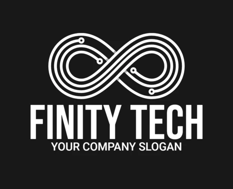 Modèle de logo pour Finity tech
