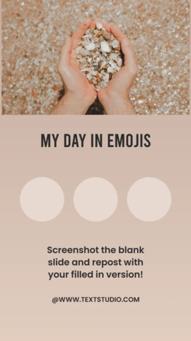 Express Your Day with Emojis Instagram Story Post Design Template