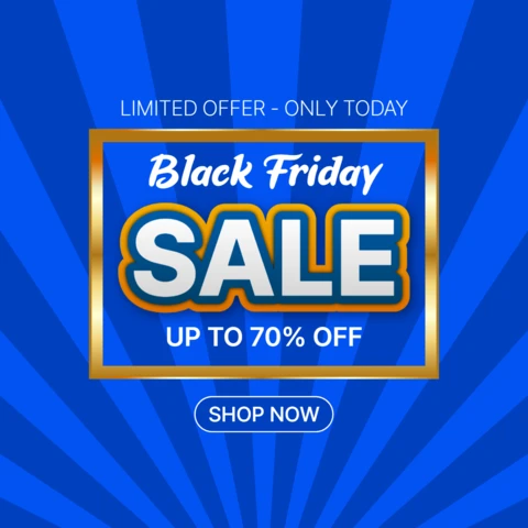Black Friday Sale Design Template - Limited Time Offer