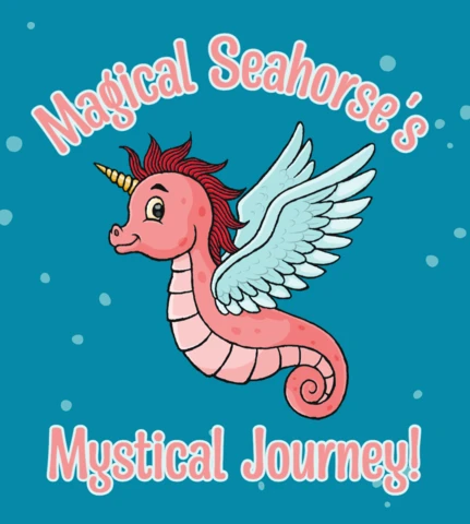 Magical Seahorse Design Template for Enchanting Adventures