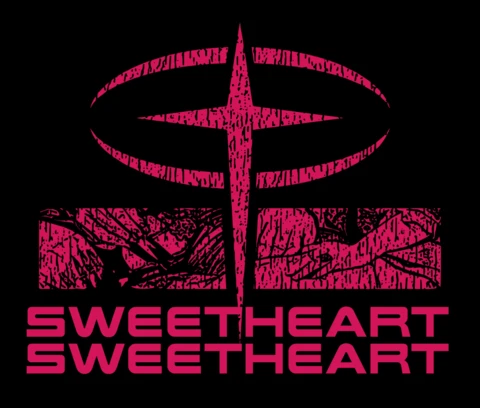 Bold Graphic Sweetheart Design Template for Gothic Merchandising
