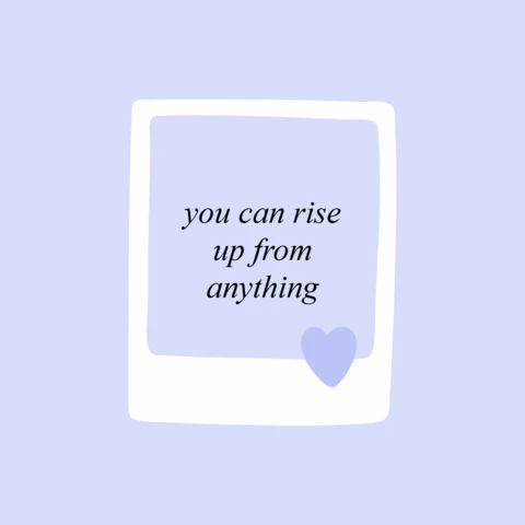You Can Rise Up From Anything Quote Instagram Post Design Template