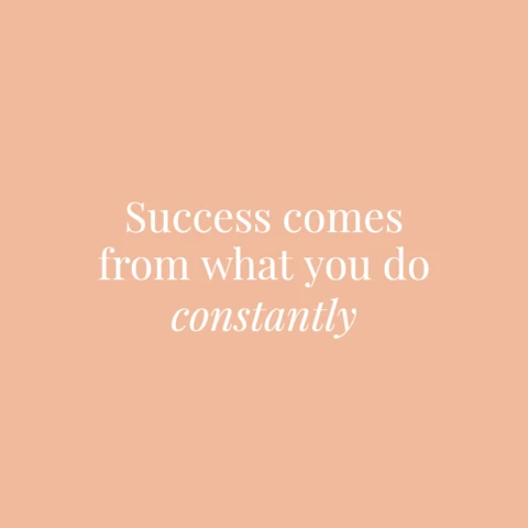 Consistency for Success Instagram Post Design Template
