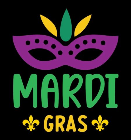 Modèle de conception pour la célébration du Mardi gras avec un masque festif et des couleurs vibrantes