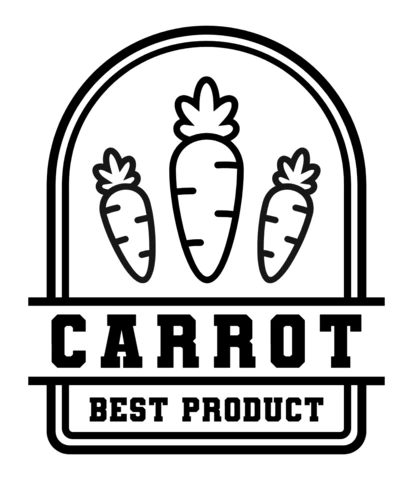 Carrot Natural Logo Design Template