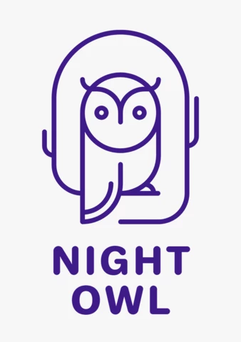 Night Owl Logo Design Template