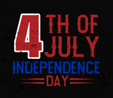 Szablon koszulki America 4th of July