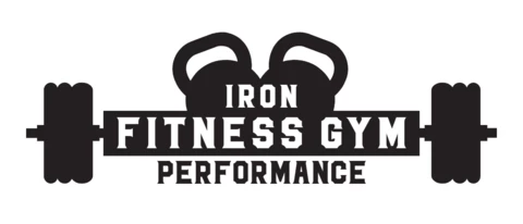 Iron Fitness Gym Center Logo Design Template