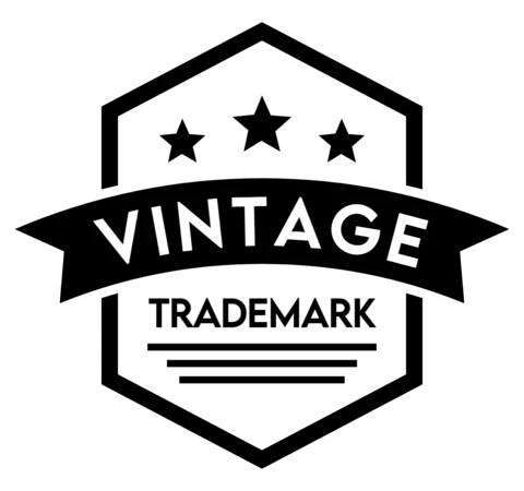 Vintage Label Logo Design Template