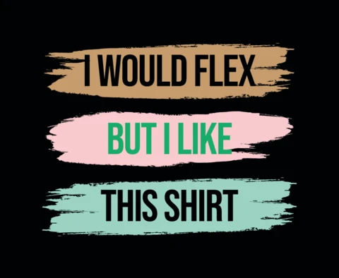 Me gustaría flex pero como esta camiseta plantilla de diseño de camisetas