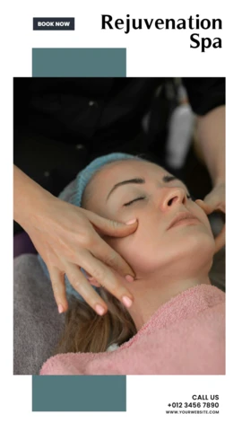 Impactful Spa Center Instagram Story Post Design Template
