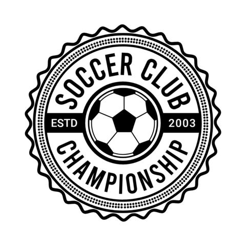 Soccer Club Championship Sports Logo Design Template