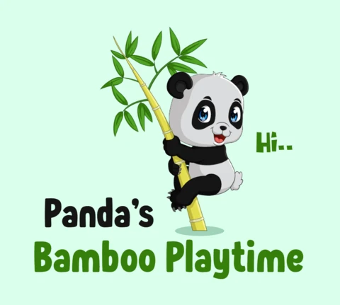 Panda's Bamboo Playtime Design Template for Kids
