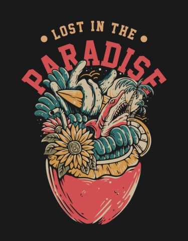 Estado de ánimo de playa en la plantilla de diseño de camiseta vintage de jugo de coco