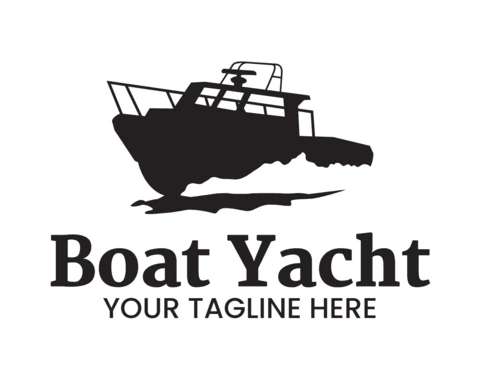 Boat Yacht Logo Design Template