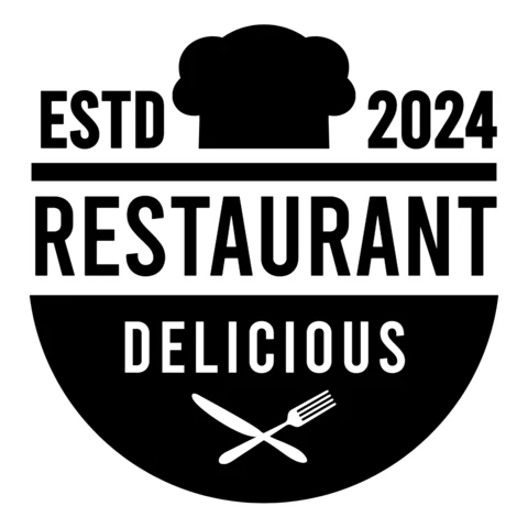 Delicious Food Restaurant Logo Design Template