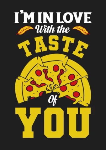 Pizza Lover T-Shirt Design Template