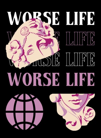 Artistic Template with Vintage Faces and Bold Typography for T-Shirt Design