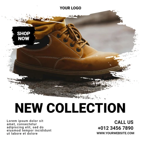 New Collection Sneakers Sale Social Media Post Design Template