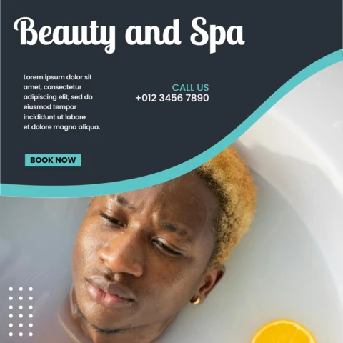 Skincare Products Advertising Social Media Post Design Template